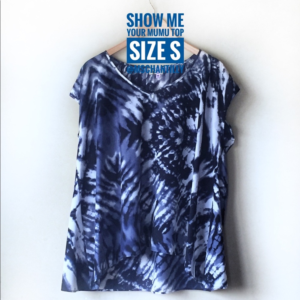 Show Me Your MuMu Watercolor Top Size S